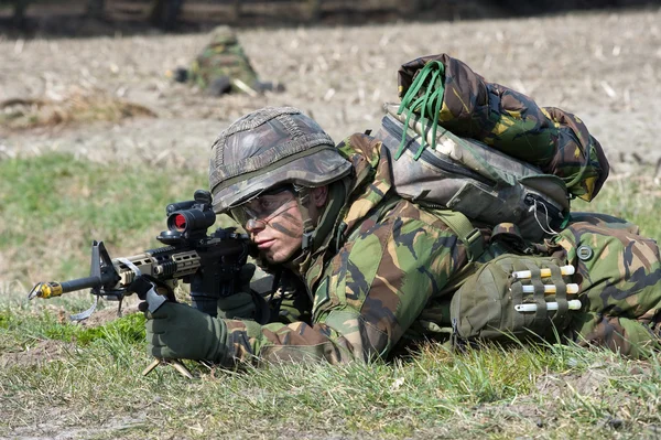 Entrenamiento de fuerzas especiales armadas —  Fotos de Stock