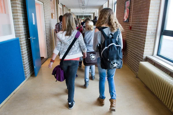 Veranderende klaslokaal op school — Stockfoto