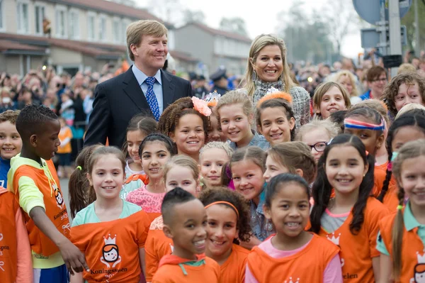 Reina Máxima y Rey Willem Alexander — Foto de Stock