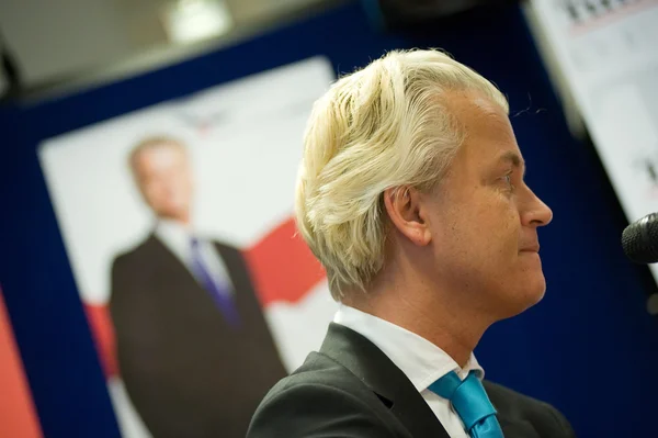 Geert Wilders-kampanjen – stockfoto