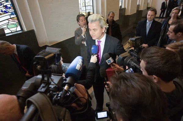 Geert Wilders การรณรงค์ — ภาพถ่ายสต็อก