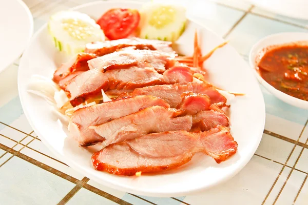 Cuello de cerdo a la parrilla . — Foto de Stock