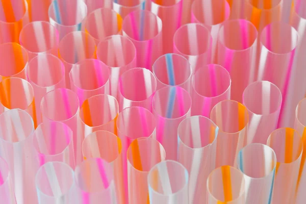 Colorful drinking straws — Stock Photo, Image