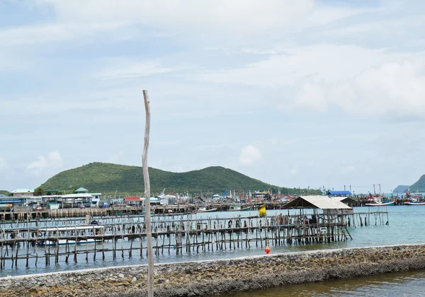 Aldeia de pesca Bang Saray Pattaya Tailândia . — Fotografia de Stock