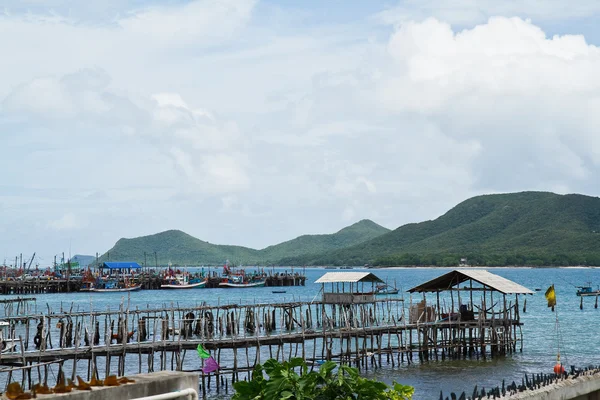 Pueblo pesquero Bang Saray Pattaya Tailandia . — Foto de Stock