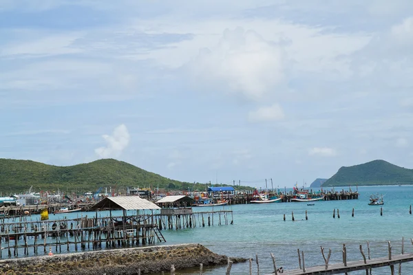 Aldeia de pesca Bang Saray Pattaya Tailândia . — Fotografia de Stock