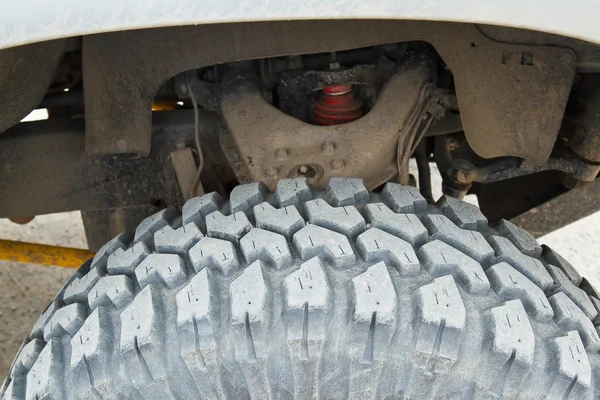 Tire four-wheel drive. — Stock Photo, Image