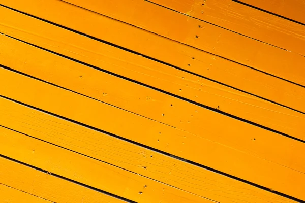Žlutá malované dřevo — Stock fotografie