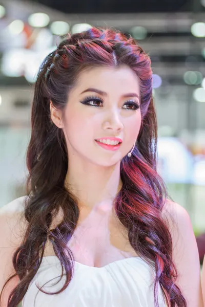 NONTHABURI, THAILAND - NOVEMBRO 6: menina A 30a estagiária Tailândia — Fotografia de Stock