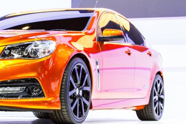 Nonthaburi, Tayland - 1 Aralık: chevrolet ss araba ekranda