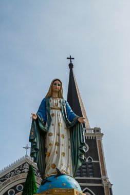 Katedral, mary Immaculate conception, chanthaburi, Tayland