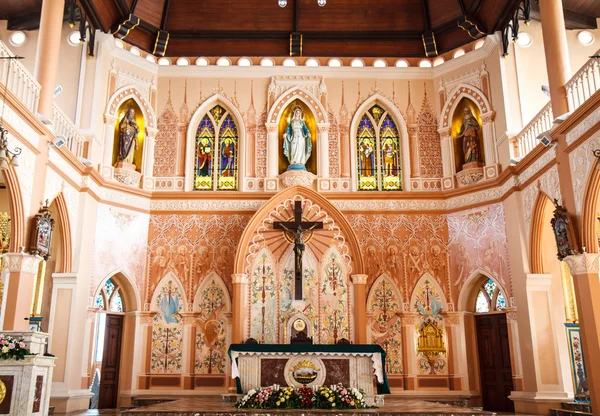 La catedral de la inmaculada concepción, Chanthaburi, Tailandés —  Fotos de Stock