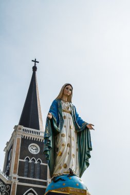 Katedral, mary Immaculate conception, chanthaburi, Tayland