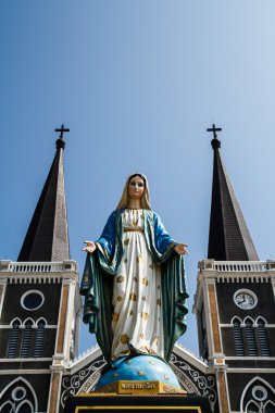 Katedral, mary Immaculate conception, chanthaburi, Tayland