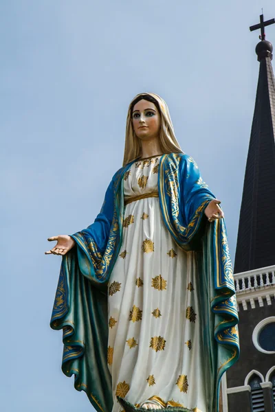 Catedral de María Inmaculada Concepción, Chanthaburi, Tailandia —  Fotos de Stock