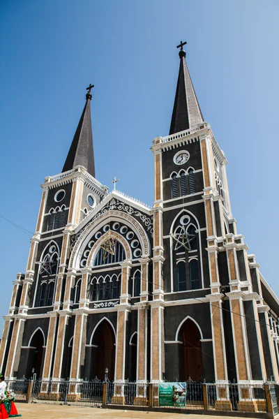 Kathedraal van Maria Onbevlekte Ontvangenis, Chantaburi. — Stockfoto