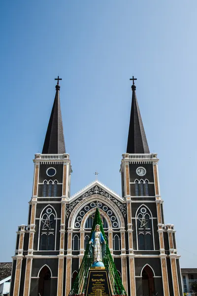 Katedra Niepokalanego Poczęcia Maryi, chanthaburi. — Zdjęcie stockowe