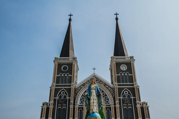 Kathedraal van Maria Onbevlekte Ontvangenis, Chantaburi. — Stockfoto