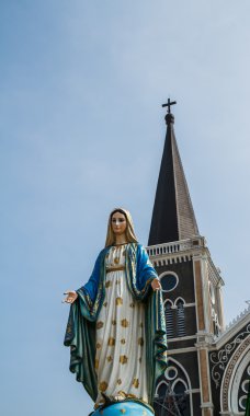 Katedral, mary Immaculate conception, chanthaburi, Tayland