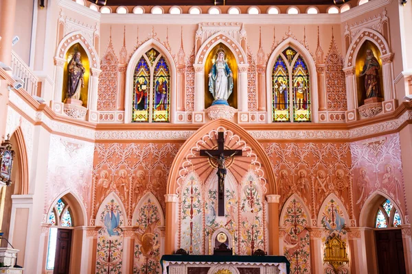 Domkyrkan den obefläckade avlelsen, chanthaburi, thailan — Stockfoto