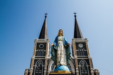 Katedral, mary Immaculate conception, chanthaburi, Tayland