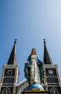 Katedral, mary Immaculate conception, chanthaburi, Tayland