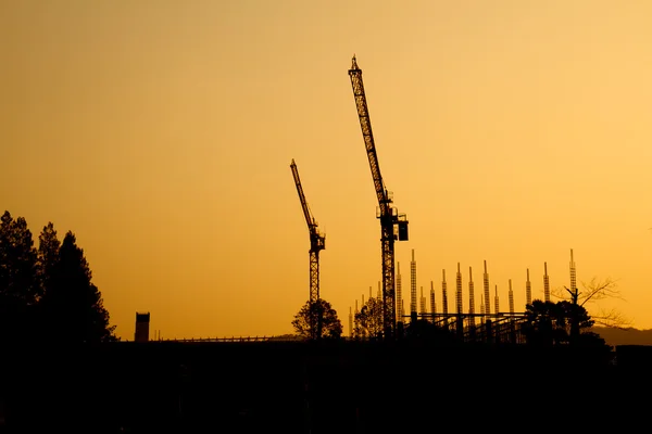 Crane on a construction site — Stock Photo, Image