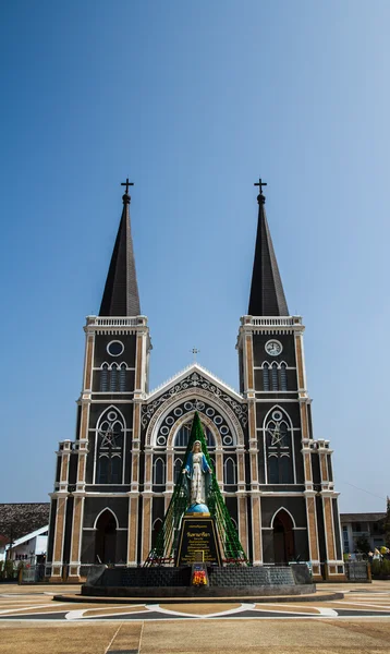 Katedra Niepokalanego Poczęcia Maryi, chanthaburi. — Zdjęcie stockowe