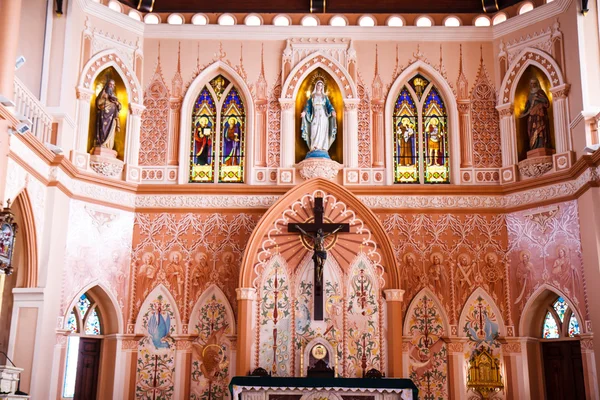 A catedral da concepção imaculada, Chanthaburi, Thailan — Fotografia de Stock