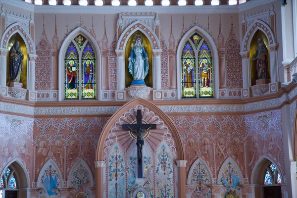 La catedral de la inmaculada concepción, Chanthaburi, Tailandés —  Fotos de Stock