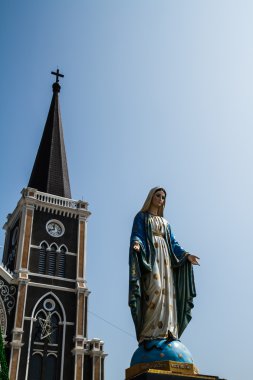 Katedral, mary Immaculate conception, chanthaburi, Tayland