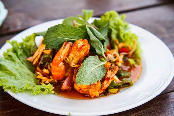 Ensalada de camarones de Tailandia —  Fotos de Stock