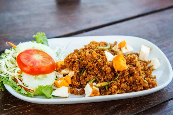 Thailand udang goreng makanan asin — Stok Foto