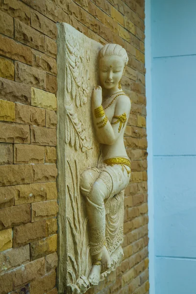 Thaï ancienne sculpture sur pierre — Photo