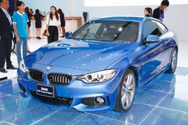 Nonthaburi - 30 Mart: bmw 420i coupe m spor Merkezi'nde sergilenen 
