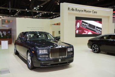 Bangkok, Tayland - 30 Mart: Rolls Royce phantom genişletilmiş w