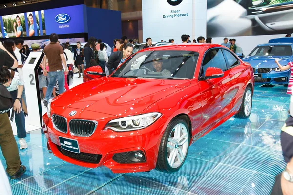 BANGKOK - MARCH 30: BMW 220i coupe M Sport car on display at The — Stock Photo, Image