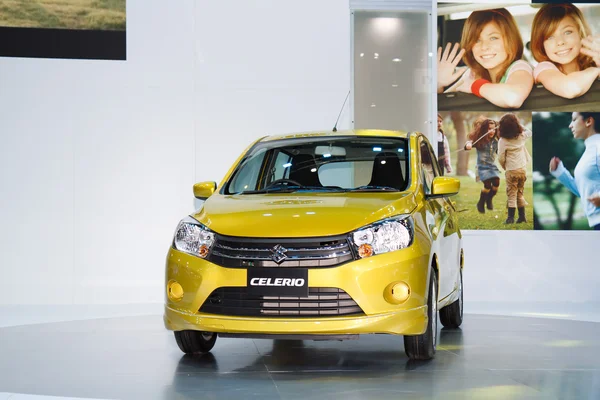 Bangkok - 30 maart: suzuki celerio auto tentoongesteld in de 35e ba — Stockfoto