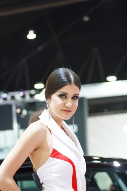 Bangkok - 30 Mart: ekranda tanımlanamayan modeli ile 