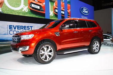 Бангкок - 30 березня: ford Еверест 4wd на дисплеї на 35 вибуху