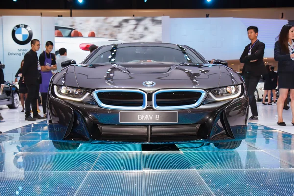 NONTHABURI - MARCH 30: NEW BMW I8 on display at The 35th Bangkok — Stock Photo, Image