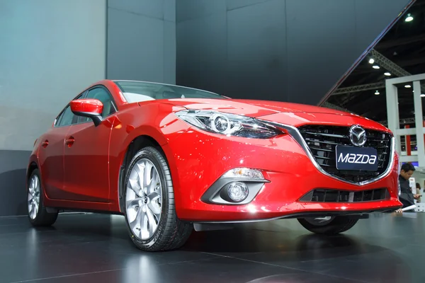 BANGKOK - MARCH 30: Mazda 3 car on display at The 35th Bangkok I — Stock Photo, Image