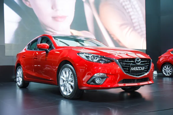 BANGKOK - MARCH 30: Mazda 3 car on display at The 35th Bangkok I — Stock Photo, Image