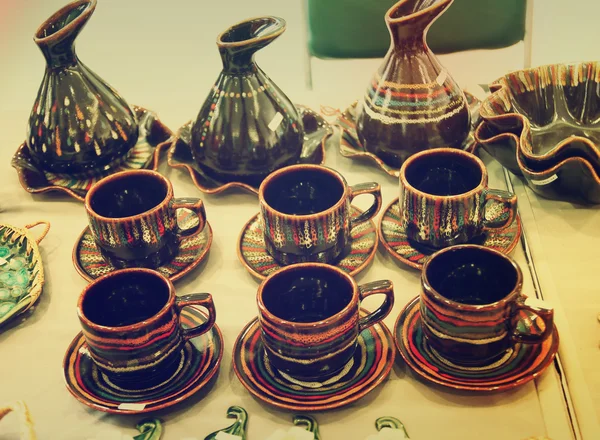 Чашка чая из античного фарфора — стоковое фото