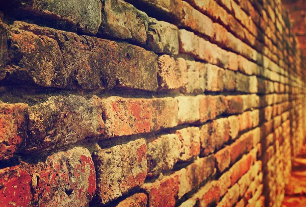 Vieux mur de briques grunge — Photo