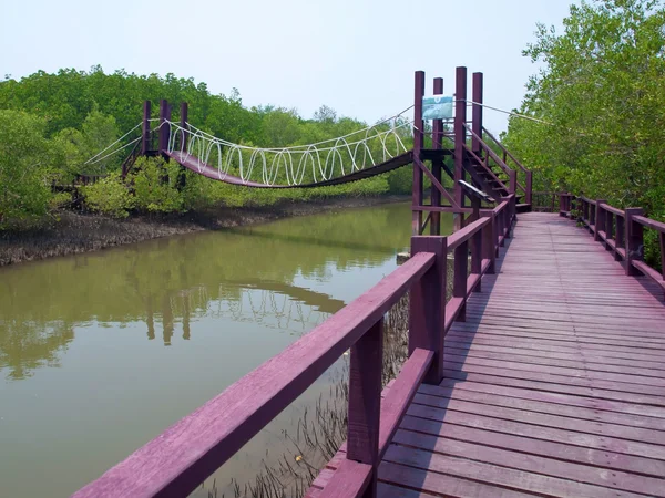 Ponte de corda — Fotografia de Stock