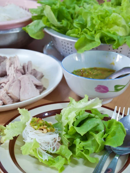 Salada estilo tailandês — Fotografia de Stock