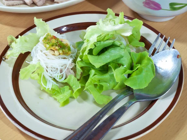 Thaise stijl salade — Stockfoto