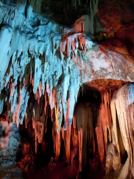 Tham Khao Bin cave — Stock Photo, Image