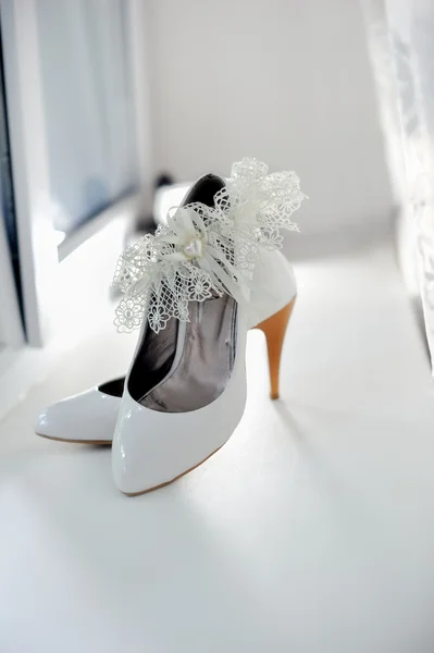 Zapatos blancos — Foto de Stock